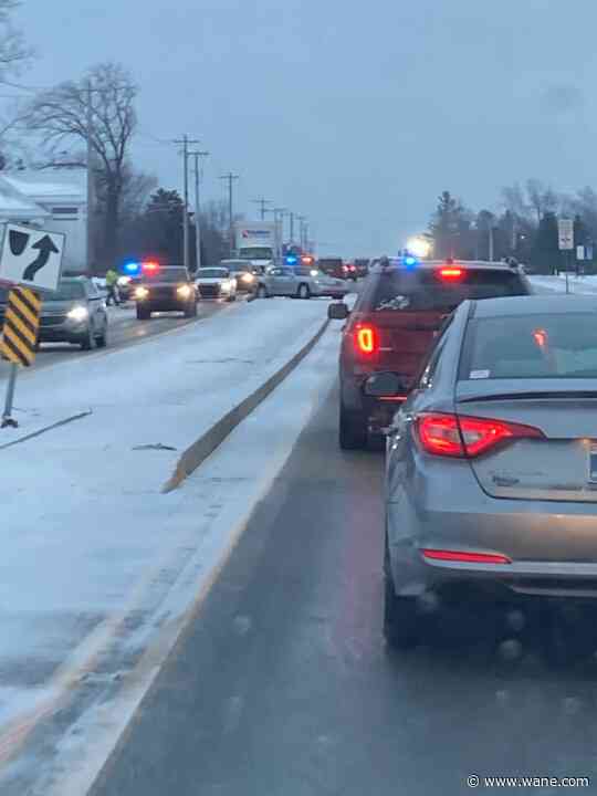 Multiple crashes reported, area roads slick and hazardous