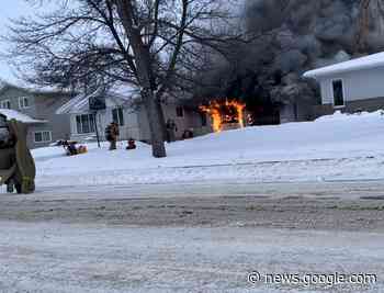 Substantial damage to garage after Wednesday afternoon fire in ... - PembinaValleyOnline.com