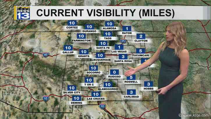 Dense fog in eastern New Mexico