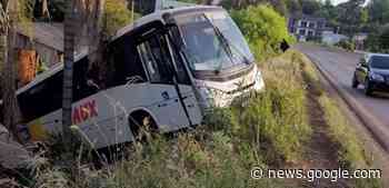 Homem furta ônibus de Erechim e sofre acidente Trindade do Sul - Rádio Tapejara