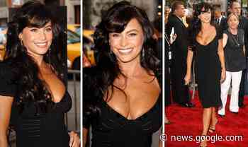 Sofia Vergara spills out of low-cut dress in unearthed red carpet pics - Express