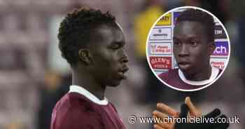 Garang Kuol not making excuses after Newcastle United talent misses big chance for Hearts