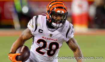Joe Mixon didn’t get much work on Sunday