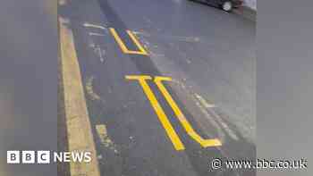 Partial Witham bus stop road re-painting branded ridiculous
