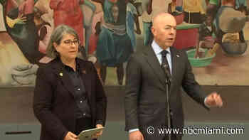 Homeland Security Secretary Touts New Immigration Parole Policy in Miami