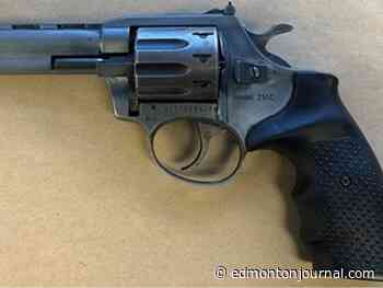 Edmonton police charge Gibbons man with firearms trafficking