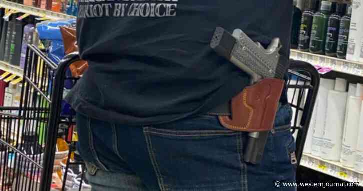 Woman 'Nervous' About Man Open Carrying in Store Takes to Twitter, But She Doesn't Get Reaction She Wants