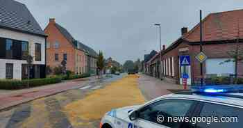 Lading tarwe belandt op de rijbaan in Nieuwmoer - Het Laatste Nieuws