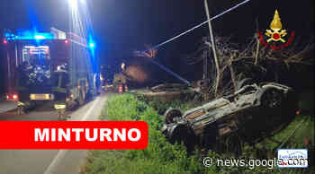 Minturno, incidente stradale: auto ribaltata » Tuttogolfo - Tutto Golfo
