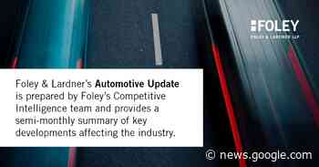 Foley Automotive Update | Jan 2023 - Foley & Lardner LLP