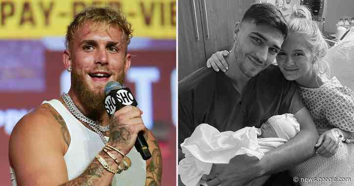 Jake Paul posts brutal reply to Molly-Mae and Tommy Fury's baby announcement - The Mirror