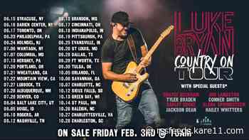 Luke Bryan coming to Xcel Energy Center in 2023