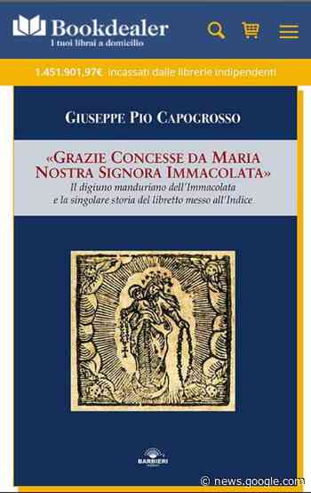 MANDURIA - Saggio di Giuseppe Pio Capogrosso sul digiuno dell ... - ManduriaOggi