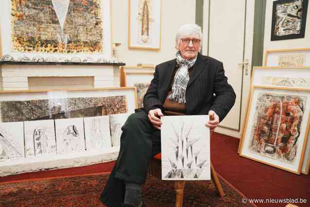 Wereldwijd vermaarde Gentse kunstenaar op zijn tachtigste gehuldigd: “Ik maak geen kunst om in een rijkeluisvilla te hangen”