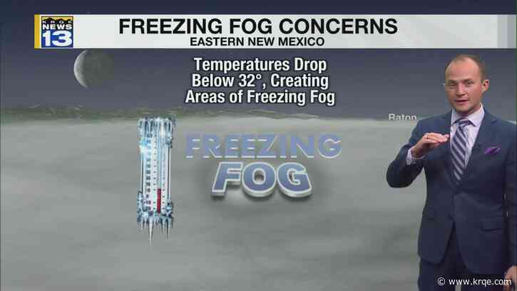 Freezing fog, winter weather returns to New Mexico