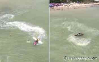 MaisPB • Bombeiros resgatam homem arrastado pela correnteza na ... - MaisPB