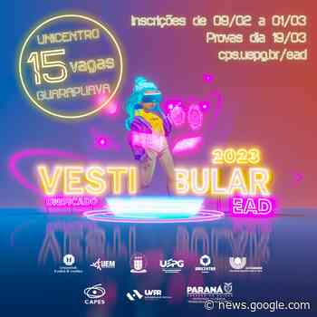 Guarapuava tem 15 vagas para Tecnologia em Gestão Pública na ... - Correio do CIdadão