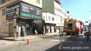 Incêndio atinge loja de acessórios para celular no bairro Aeroporto - TV Guarapari