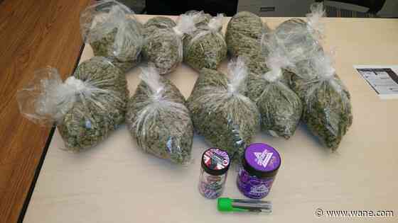 Trooper finds 10 lbs. of pot after traffic stop on Toll Road in Steuben County