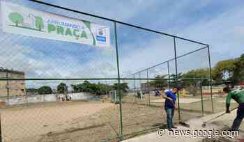 Arrumando a Praça aporta na Ilha de Santana em Jardim Atlântico - Prefeitura de Olinda