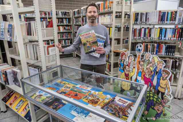 Markske Vertongen in de bibliotheek