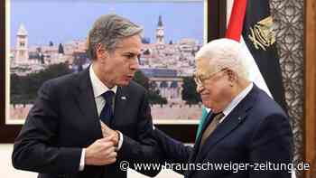 Blinken bekräftigt in Ramallah Zwei-Staaten-Vision