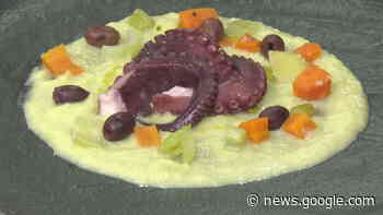 Insalata di polpo con crema di sedano - Videoricetta | Cotto e ... - TGCOM