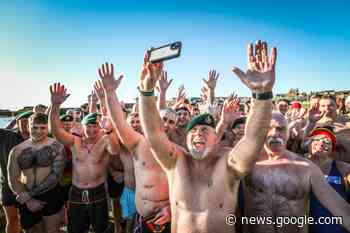 Cold Dip Commando completes fundraising mission after Angus visit - The Courier