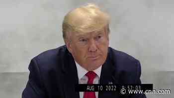Video of Trump repeatedly pleading the Fifth in NY deposition is released