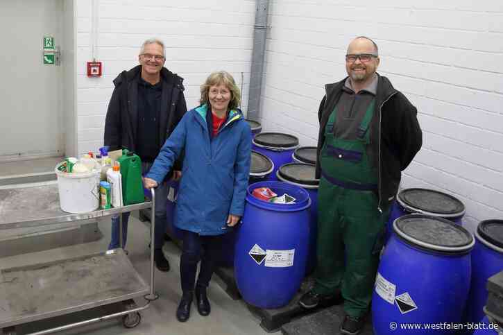 Schadstoffzwischenlager in Bünde mit positiver Bilanz