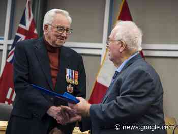 Robert John Findlay receives Sovereign’s Medal - Gananoque Reporter