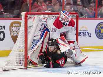 Liveblog: Beck debuts for Habs vs. Sens - Gananoque Reporter