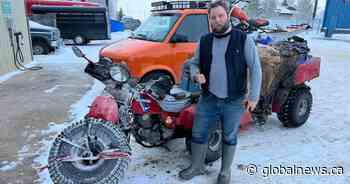 N.S. man hopes to cross Canada on a vintage 3-wheeler ATV to honour best friend