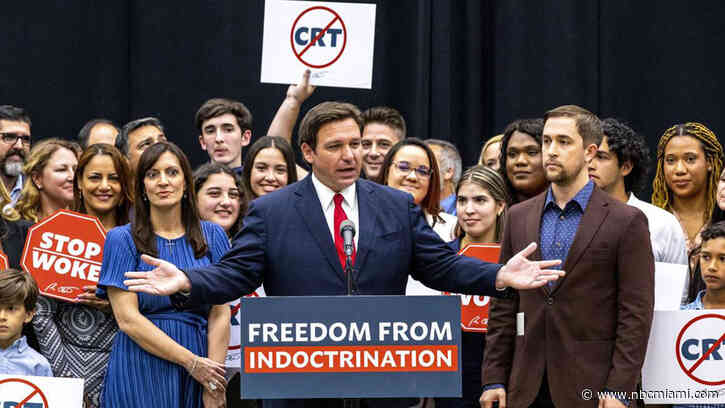 DeSantis Moves to Ban Critical Race Theory in State Colleges in Florida