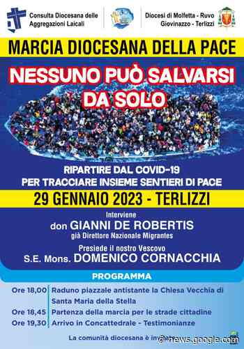 Domenica 29 gennaio si svolgerà a Terlizzi la marcia della Pace ... - Quindici - Molfetta