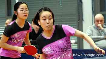 Tischtennis-Damen des SV Schott Jena verteidigen Tabellenführung - Ostthüringer Zeitung