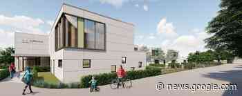 Goch: Bücherei oberhalb eines neuen Kindergartens am Bahnhof. - Rheinische Post