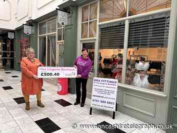 Earby: Nurse delighted at winning lifetime supply of bras
