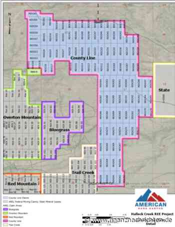 Neue Claims im Halleck-Creek-Distrikt abgesteckt