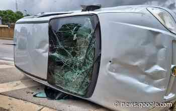 Carro capota em rodovia de Mairinque após motorista perder ... - Globo