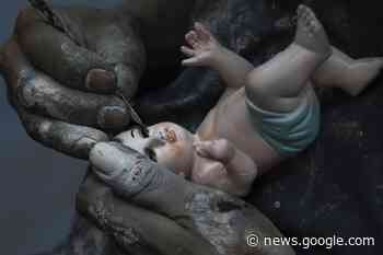 Broken baby Jesus statues flood restorers ahead of feast day - The Reminder