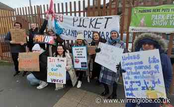 'A vital day for us': Wirral teachers walk out in pay row