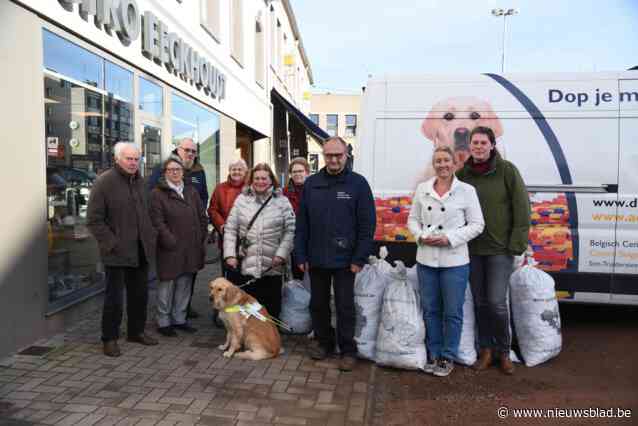 Dubbel zoveel dopjes ingezameld voor opleiding blindengeleidehonden