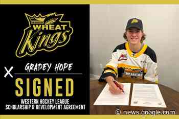 NEWS: Wheat Kings Sign Prospect Gradey Hope – Brandon Wheat ... - Brandon Wheat Kings – Official site of the Brandon Wheat Kings