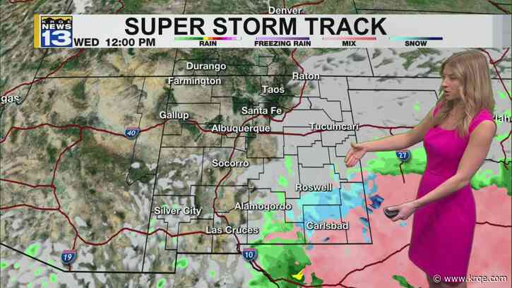 Wintry mix and freezing rain threat for southern New Mexico