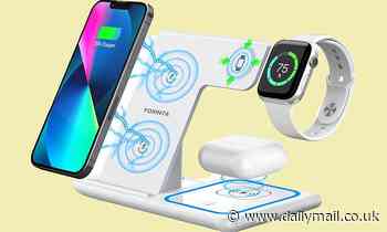 Goodbye pesky cables! This £30 wireless station charges your smartphone, watch, and earbuds