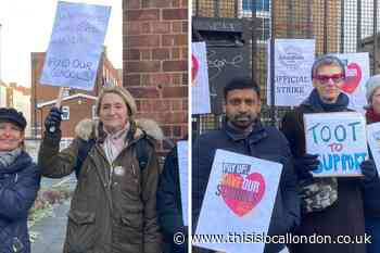Bethnal Green education staff speak out on strike picket line