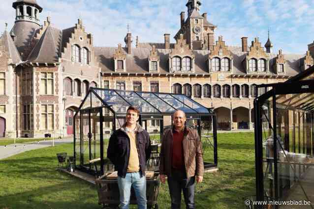 Serre strijkt deze lente neer in tuin van Kasteel Blauwhuis: “Dit jaar kun je ook kiezen voor een menu met champagne”