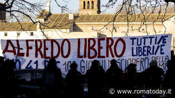 Cospito: anarchici in presidio sul lungotevere contro il 41bis