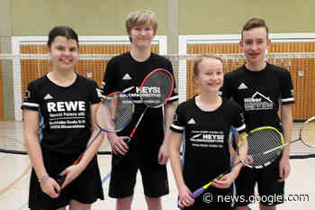 U15 S1 vom Altwarmbüchener Badminton Club ist vorzeitig ... - AltkreisBlitz